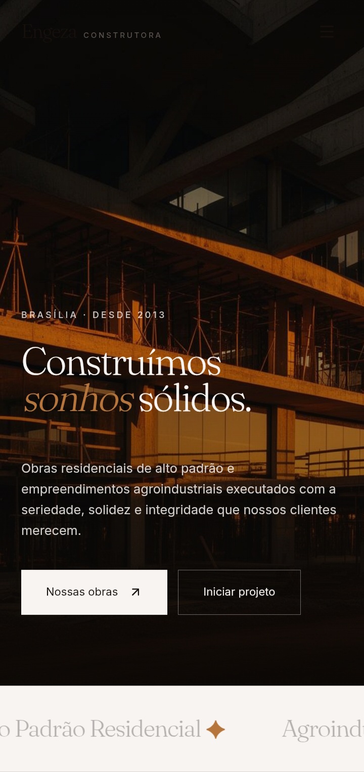 Site de Construtora